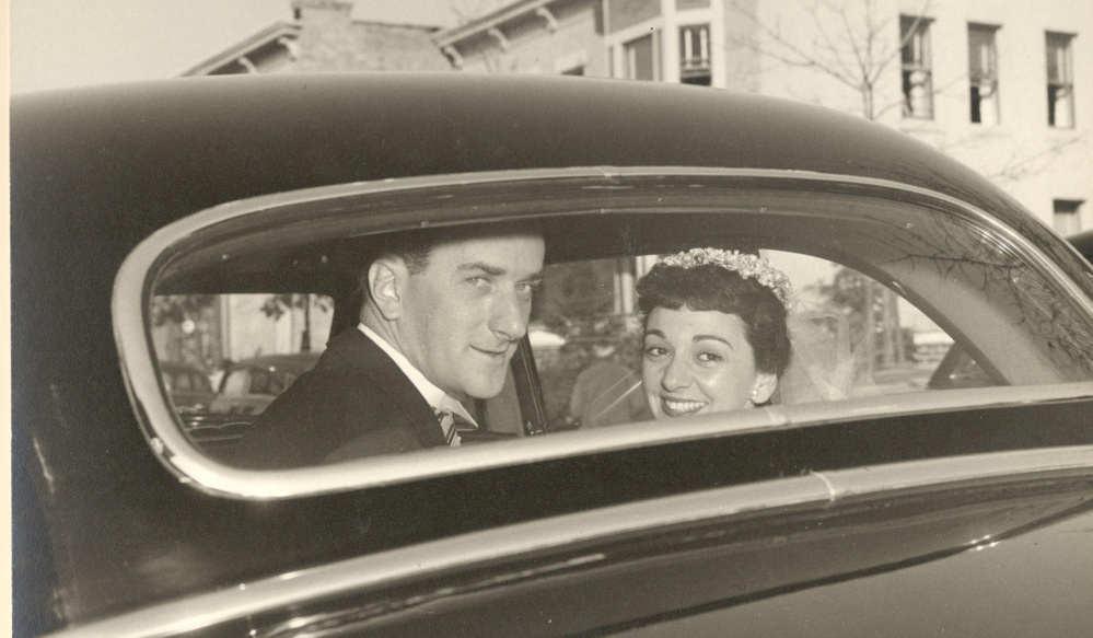 Robert and Lucille Robinson met at a party at Boston College in 1951. Lucille was impressed when Robert, a law student, rattled off times for Mass services.