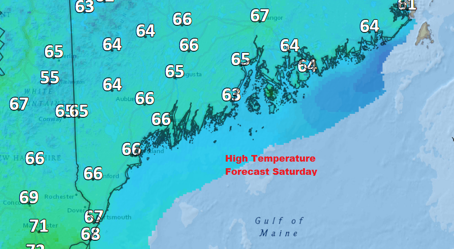 Highs On Saturday
