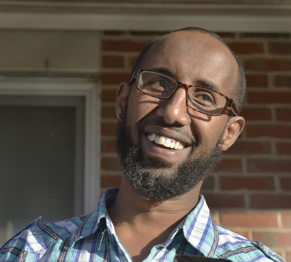 Mahmoud Hassan of Portland, president of the Somali Community Center, said he attended Thursday's meeting in Westbrook to show his support. "We must stand against racism and hatred," he said.