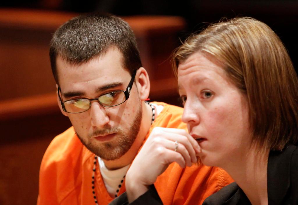 Brandon Brown sits with his lawyer, Sarah Churchill, at his sentencing. The victim, James Sanders, did not attend, saying he did not want to spend any more time looking back. The shooting left Sanders paralyzed from the waist down.