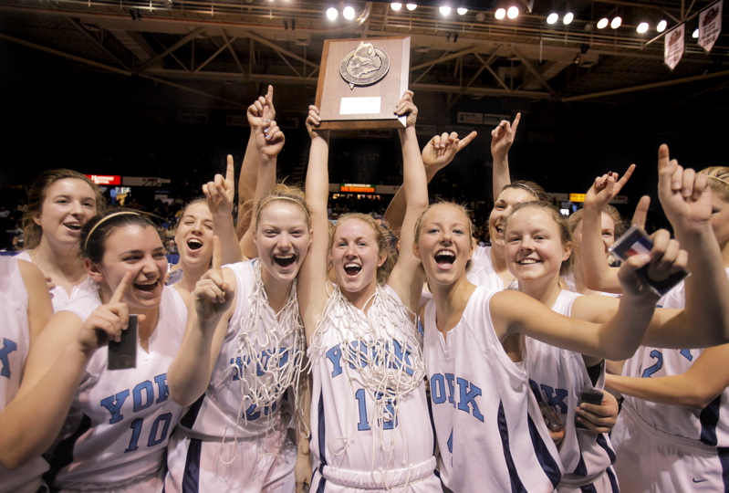 York will play for the Class B state championship for the second year in a row after beating Greely 50-38 in the Western Maine final.