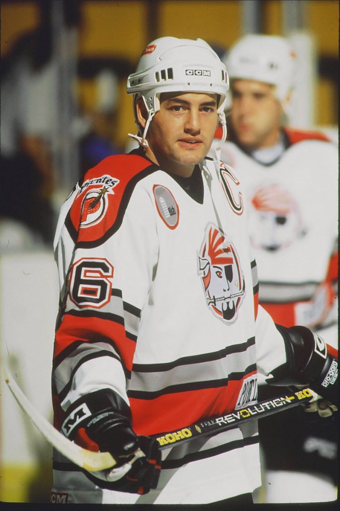 Chris Jensen spent two of his 13 professional seasons with the Pirates, helping the team win the Calder Cup in 1994.