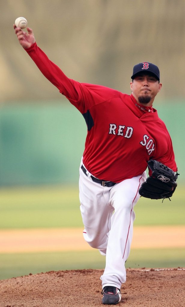 The Associated Press Josh Beckett allowed two home runs Monday night against the Rays but pitched six solid innings in his final exhibition start.