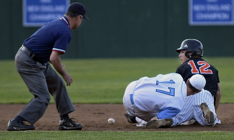 Tyler Parker and his Biddeford teammates will play Oxford Hills for the Class A state title at noon today.