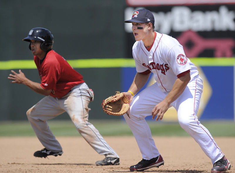 Anthony Rizzo has already hit some tape-measure home runs for the Sea Dogs, and hitting coach Dave Joppie says more will come as he refines his swing. "When it comes together, it's going to be fun," said Joppie.