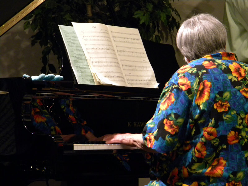 Jacqueline Gourdin performs at a recent recital.