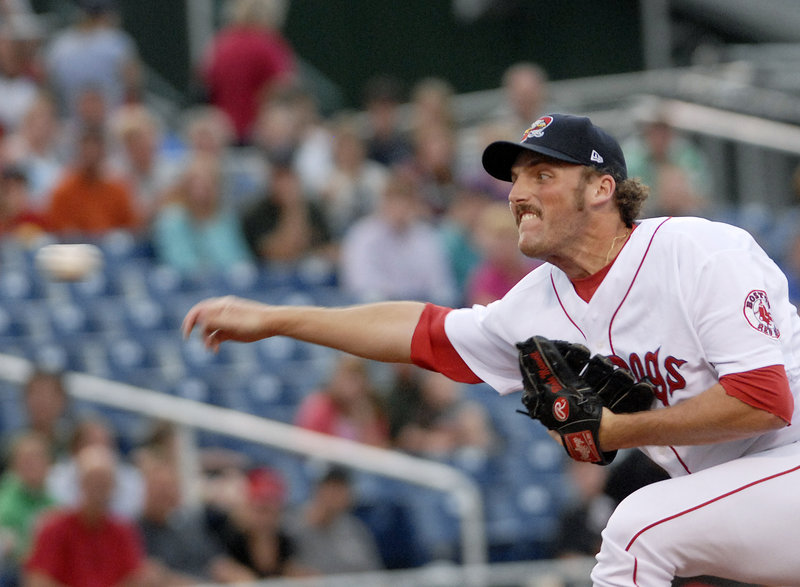 Blake Maxwell of the Portland Sea Dogs deserved better than a no-decision Wednesday night. He allowed two singles in six innings as his earned-run average dropped to 1.69.