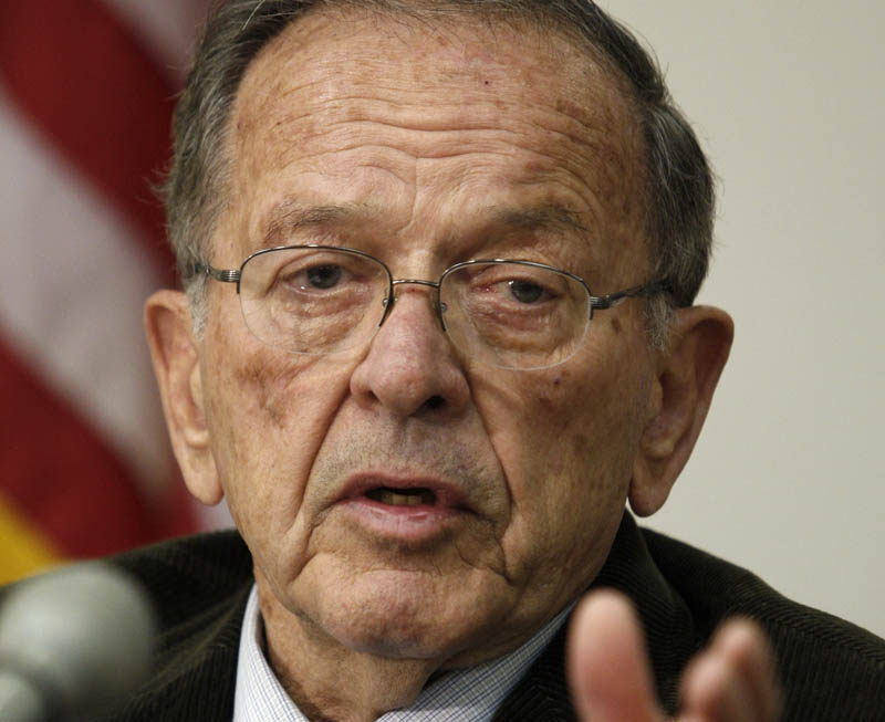 Former U.S. Sen. Ted Stevens in a 2008 file photo.