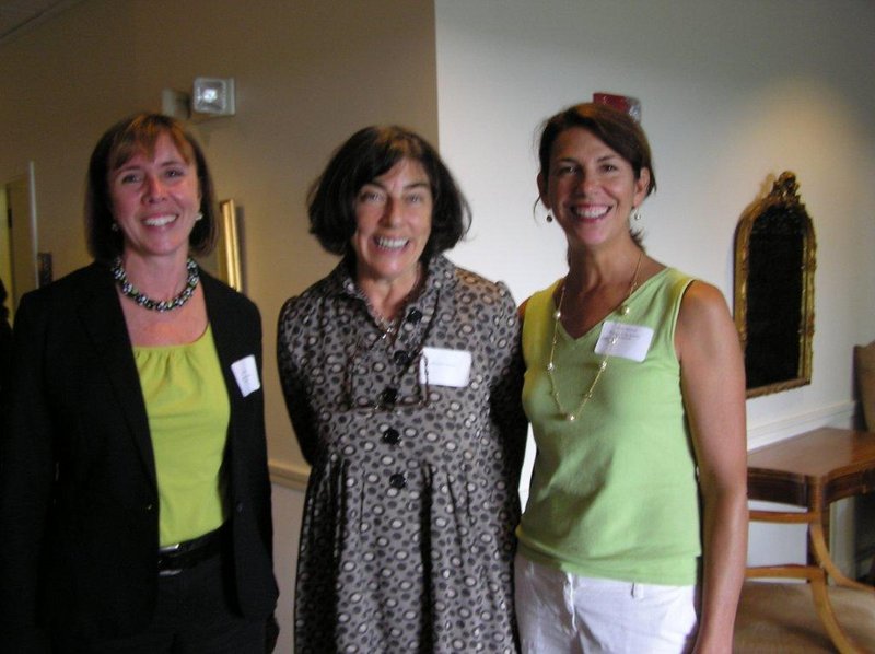 Attending the Friends of the Eastern Promenade luncheon are, from left, Friends Vice President/Treasurer Colleen Bedard, Roxanne Quimby and Friends President Diane Davison.