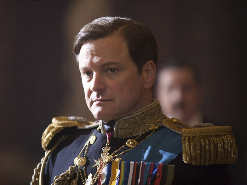 Colin Firth in "The King's Speech."