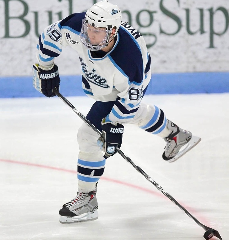 Gustav Nyquist last season became the first Hobey Baker finalist from Maine in four years.