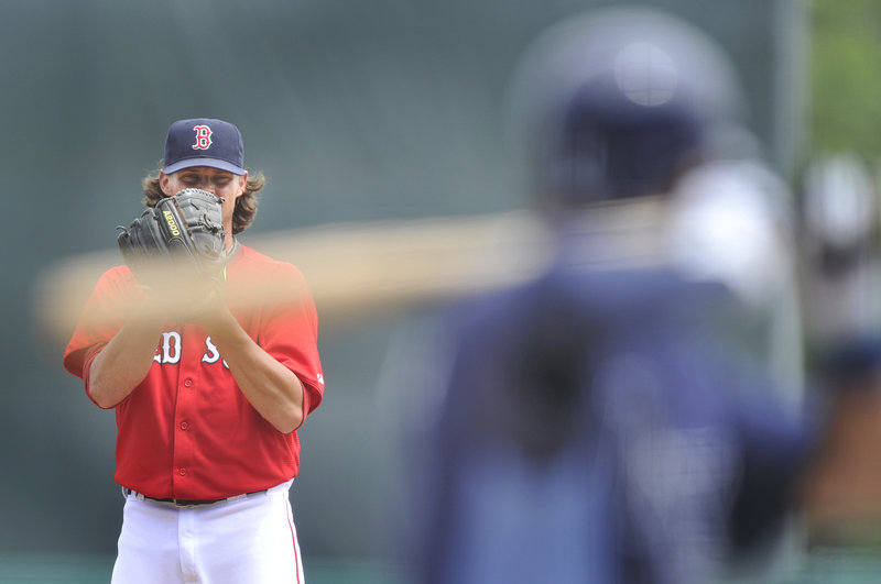 Clay Buchholz will be counted on for about 200 innings this season for the Red Sox. That s what developing a strong shoulder has meant.