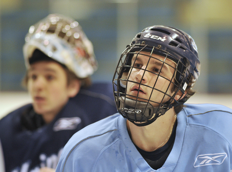 Brian Flynn says Maine Coach Tim Whitehead has been stressing the importance of defense in this weekend's Hockey East playoff series against Merrimack.