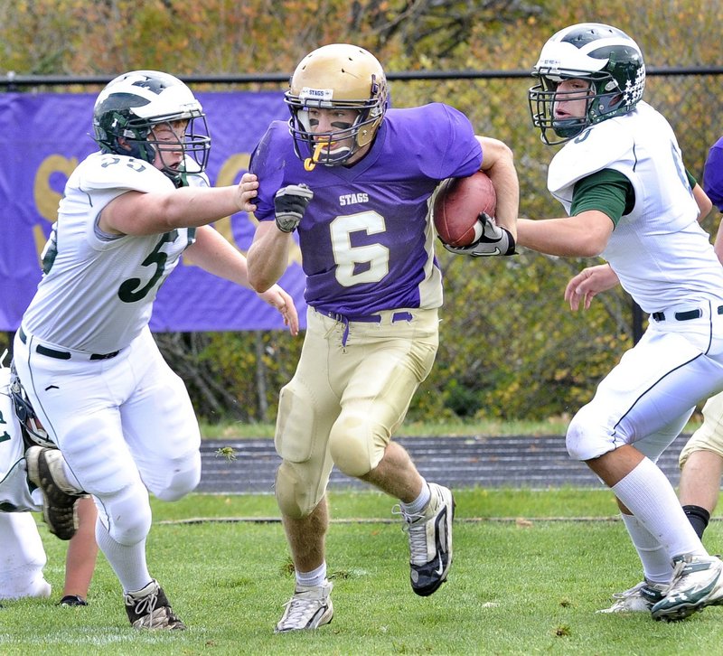 Peter Gwilym led Cheverus to a 12-0 season, a state Class A football title and won the Fitzpatrick Trophy.