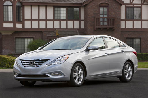 Photos courtesy Hyundai The Sonata is Hyundais highly rated, popular luxury model.