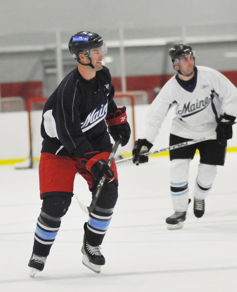 Greg Moore was a Hobey Baker finalist in 2006. Now he's trying his hand in the overseas game as he starts his first season with Augsburg, a city 80 miles from Munich.