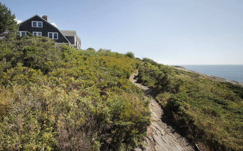 Overlooking the Atlantic Ocean, The 113-year-old home called Clipperways on Prouts Neck in Scarborough is going to be demolished by its new owner this fall and replaced with a new home consistent with the architecture of the original.