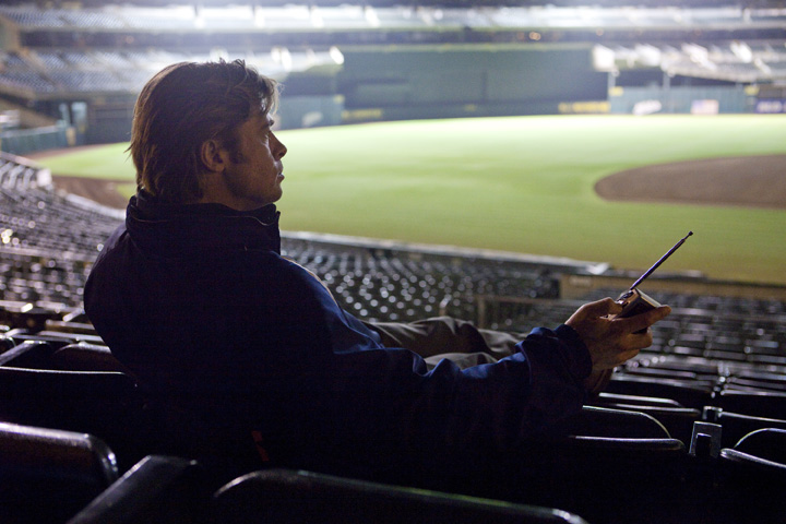 Brad Pitt in a scene from "Moneyball."