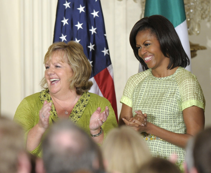 Michelle Obama, Enda Kenny