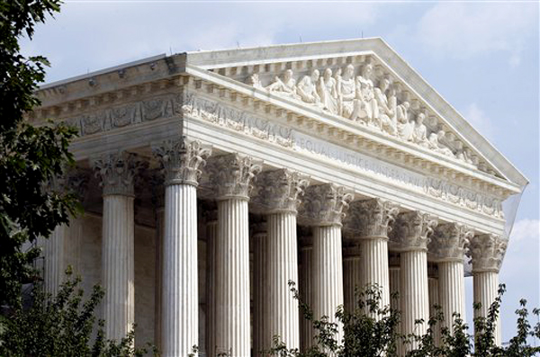 Between 400 and 500 people crowded into the marble Supreme Court courtroom today, the only witnesses to a historic moment that was not broadcast on television or radio.