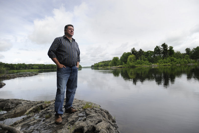 James Eric Francis Sr., the historian for the Penobscot Indian Nation, says the removal of the Great Works Dam, near Indian Island in the Penobscot River, is important to the tribe because it will allow “the fish species to come back to reservation waters.”