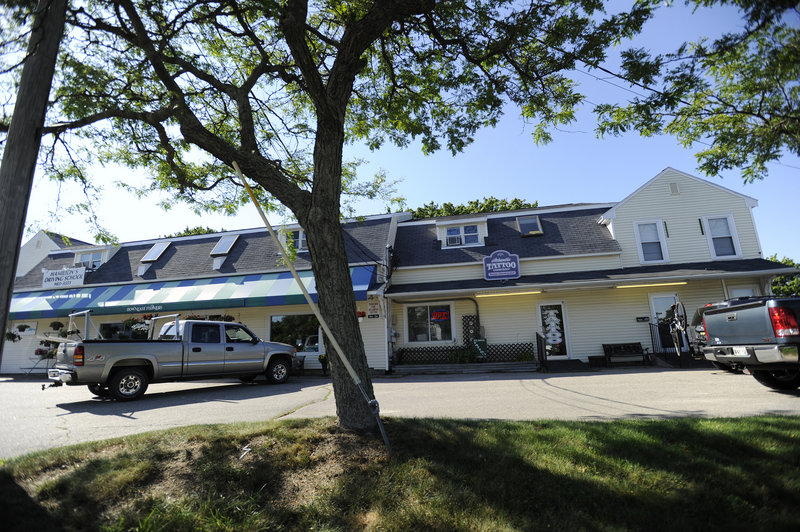 This office building on High Street in Kennebunk houses the Pura Vida/ZUMBA Studio.