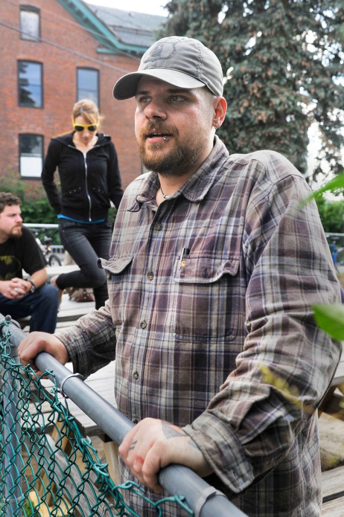 Joseph Bowory, 34, says he’s stayed at the Oxford Street Shelter on and off for 13 years when he’s in between jobs and apartments.