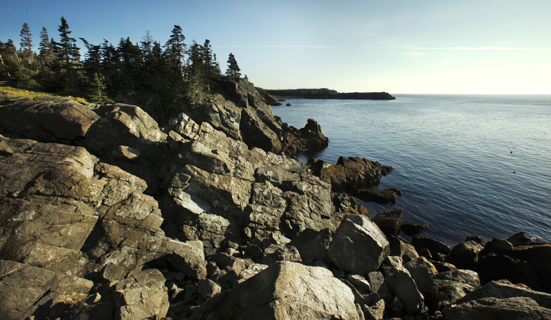 Liberty Point is among the spots on the island that offer sweeping views of Passamaquoddy Bay, West Quoddy Head and the cliffs of Grand Manan.