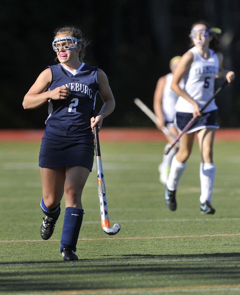 “You can’t not do the things that you love because of one disability or obstacle,” says Christina DiPietro, left, a field hockey player and downhill ski racer from North Conway, N.H., who is legally blind. “Everyone has obstacles. This just happens to be mine.”