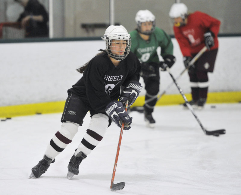 Etta Copenhagen played a leading role in Greely’s run to the state championship last year, with two goals in the regional final and two more in the state final.