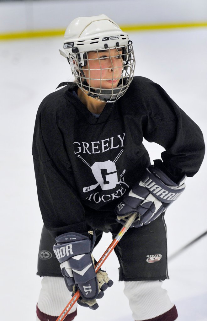 Etta Copenhagen waits for a pass from a teammate. Copenhagen is one of 10 returnees from last year’s state championship squad.