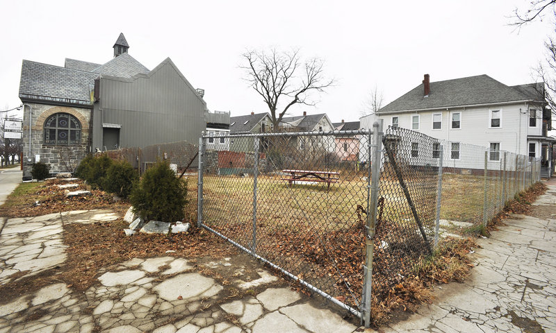 The Friends of the St. Lawrence Church are proposing the building of a modern 400-seat performance hall where the building's sanctuary once stood at 76 Congress Street in Portland.