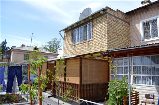 The house in Tokmok where the Tsarnaev brothers, Dzhokhar and Tamerlan, lived before leaving for Dagestan.