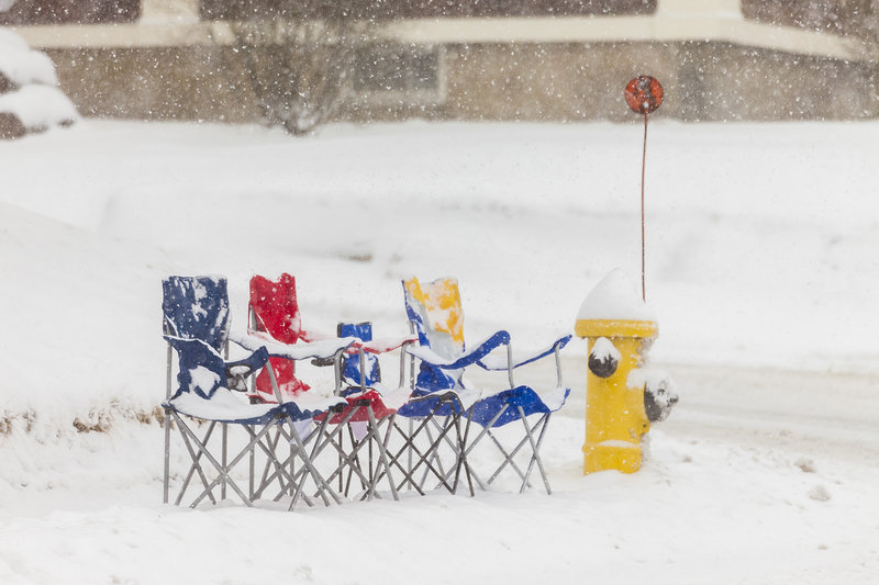 As a joke, photographer Michael Leonard put chairs along the festival parade route extra early last year. People going by in their cars told him “it’s too early for the parade,” he said.