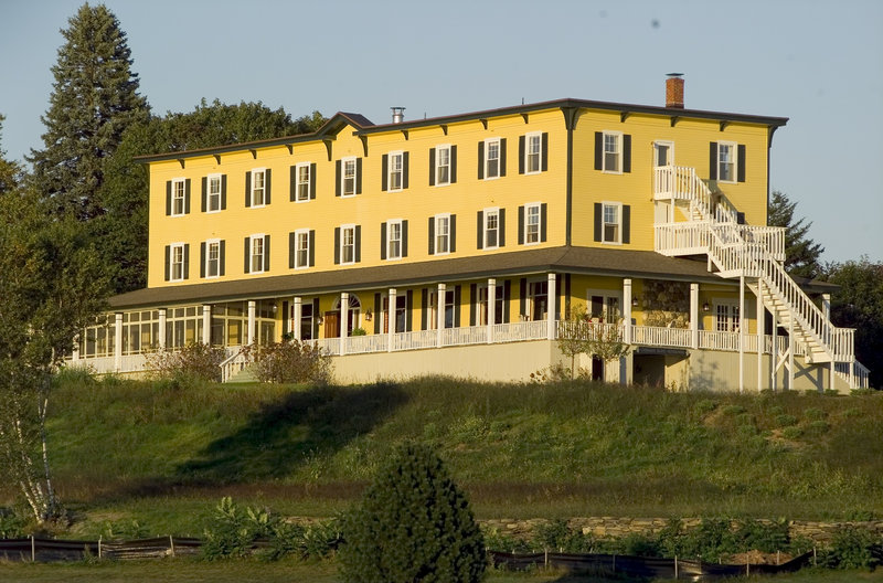 The Chebeague Island Inn obtains much of the produce on its menu from Second Wind Farm on the island, and buys fresh seafood caught by island residents.