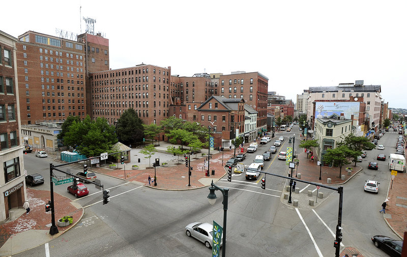 Developers of a $50 million hotel renovation project in Congress Square Plaza in Portland are pushing back against activists' claims that they have changed the direction of the debate about whether the city should sell the property.