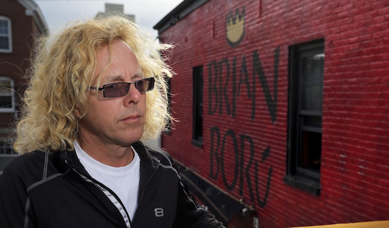 Dan Steele, owner of Brian Boru on Center Street, talks Monday, Sept. 9, 2013 about the potential that the Portland Pirates may not return to the Cumberland County Civic Center.