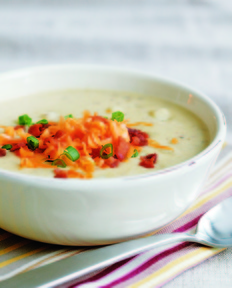 Baked Potato and Leek Soup