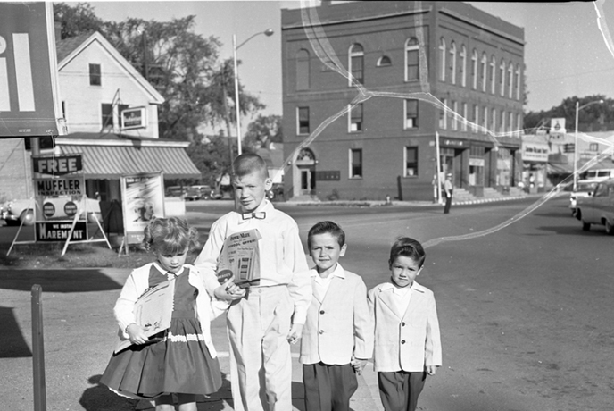 Photo of Legion Square in South Portland for flashback column. A traffic circle now sits in the middle of the square. November 30, 2013. John Ewing/staff Photographer.