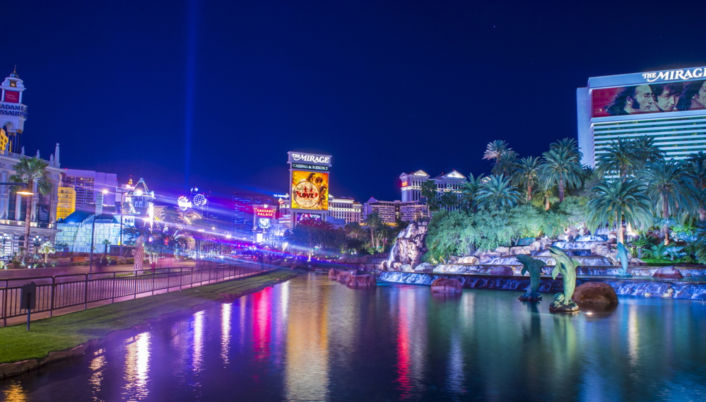 Shutterstock photo A view of the Las Vegas strip. “Unreal City” describes the behind-the-scenes transactions that helped light up western cities.