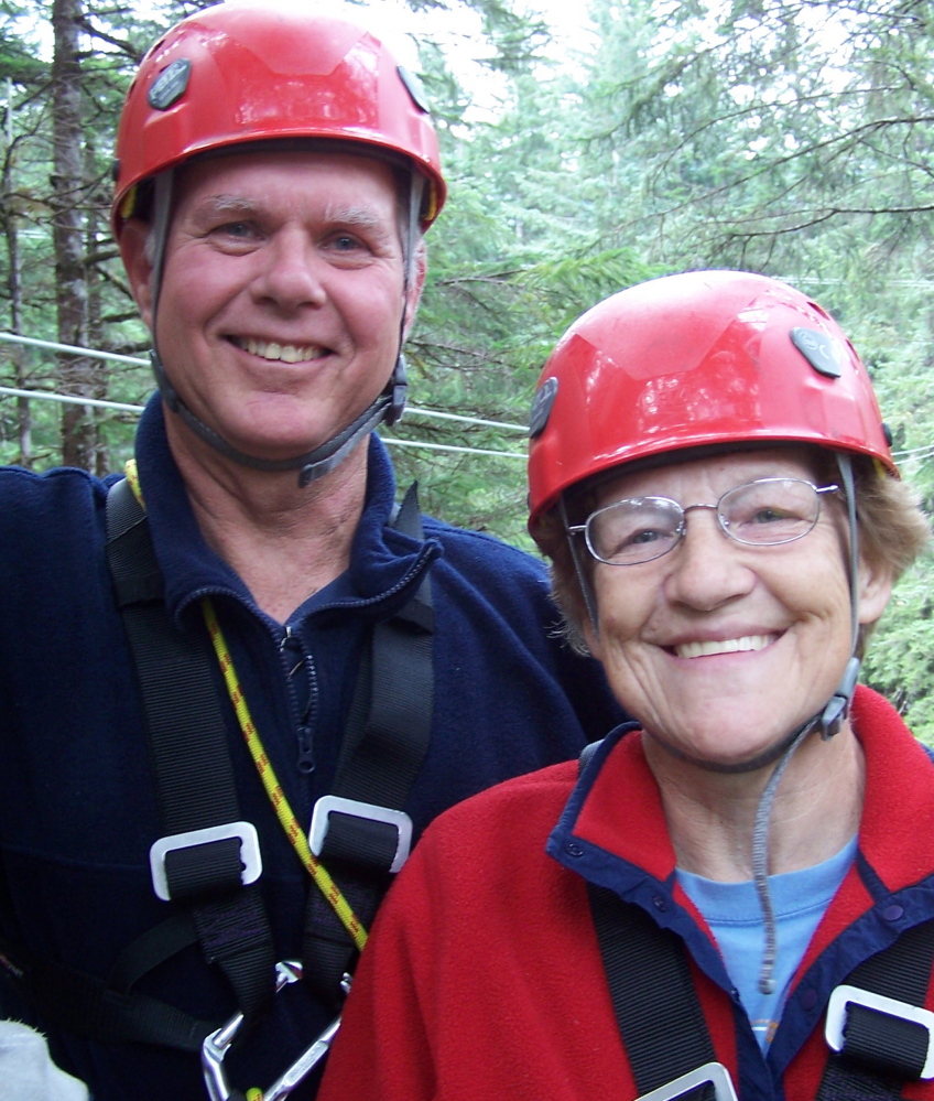 Rocky and Peggy League, right, enjoyed life as “a team.” She lived longer than most with cystic fibrosis.