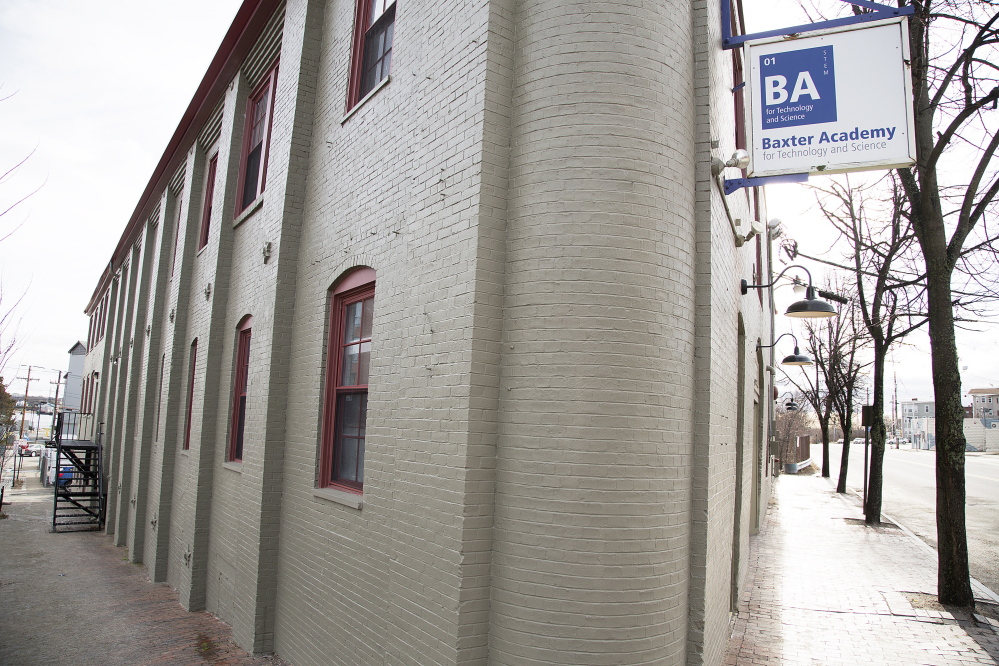 Baxter Academy in Portland, seen in 2014, is one of three Maine charter schools whose charters were renewed Tuesday. Baxter is moving into a new building in Portland’s Bayside neighborhood.