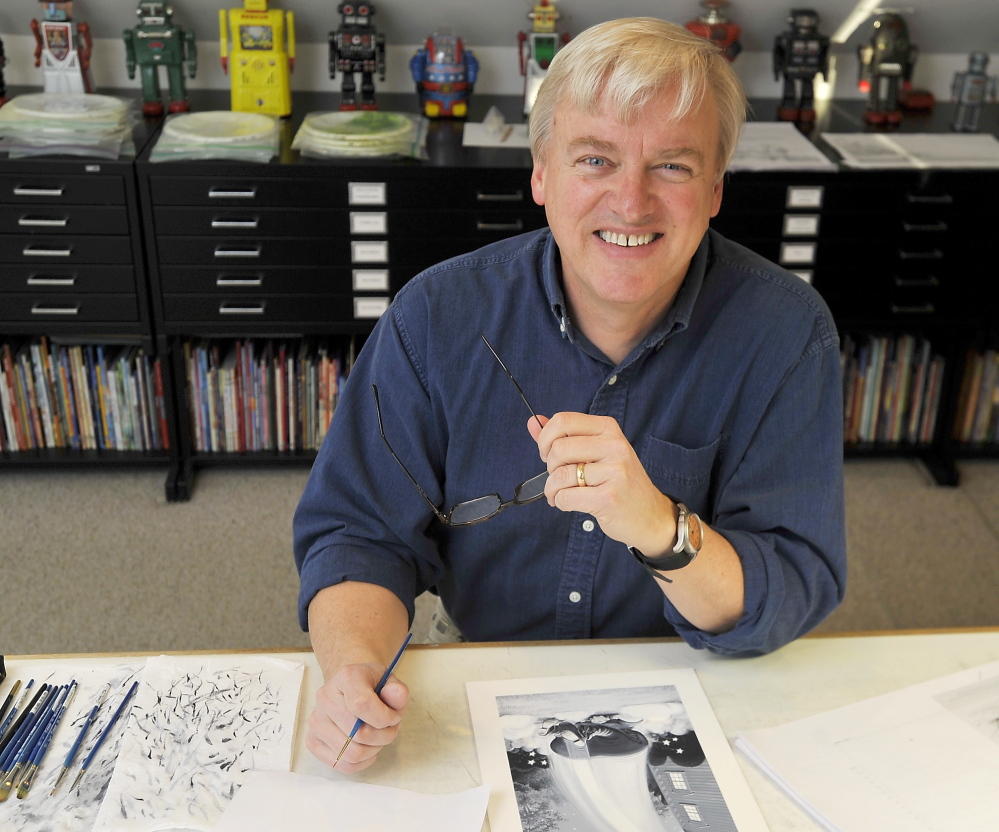 Chris Van Dusen in his studio.