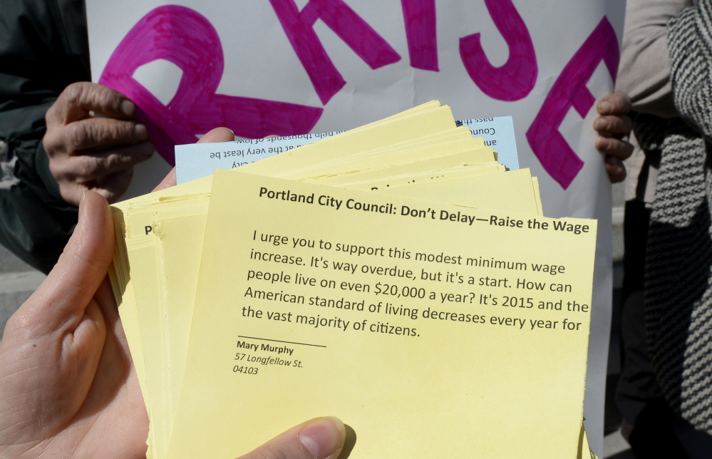 The city should not wait for the federal or state governments to do the right thing and pass a higher minimum wage. It is wrong to freeze wages while other costs still climb.