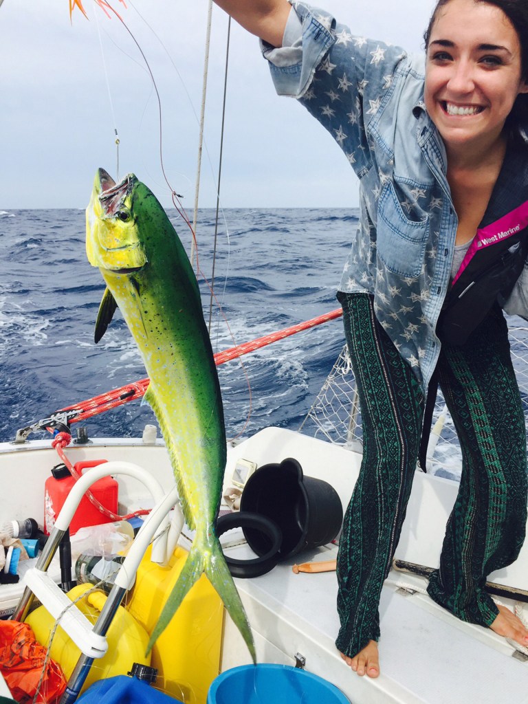 Sally Gardiner-Smith reeled in this Mahi Mahi aboard Athena.