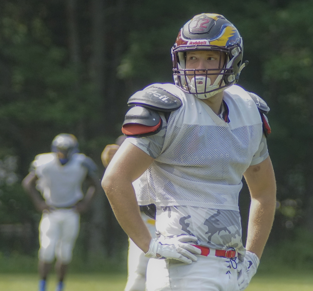 Zach Davis, a defensive end for Windham, says it has taken a lot of hard work to reach Saturday’s Lobster Bowl.