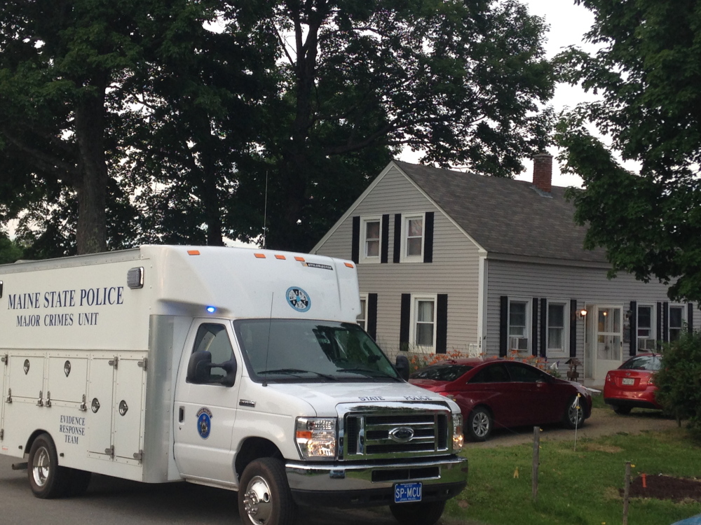 A Maine state police truck is parked outside a home in Benadicta. Police say Anthony Lord shot Kyle Hewitt and Kim Irish at the home early Friday during a rampage across several northern Maine towns that left two dead and several others wounded. Hewitt was taken to the hospital, where he later died, and Irish was wounded.