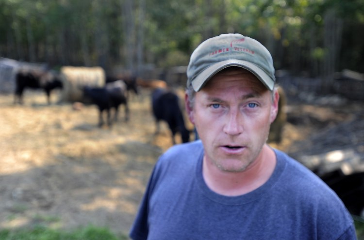 Jerry Ireland, photographed on his farm in 2015.