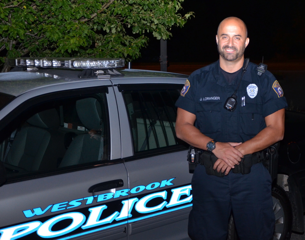 Officer Joel Loranger and other Westbrook officers invite city residents to join them for coffee on Friday.