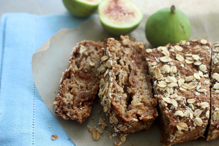 The combination of farro, barley and oats give this recipe a substantial heft, while the dried figs lend a gentle sweetness and moist crumb.